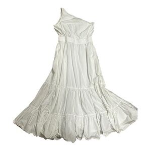 Cara Cara Off Shoulder Maxi Dress Women's size M EXCELLENT White